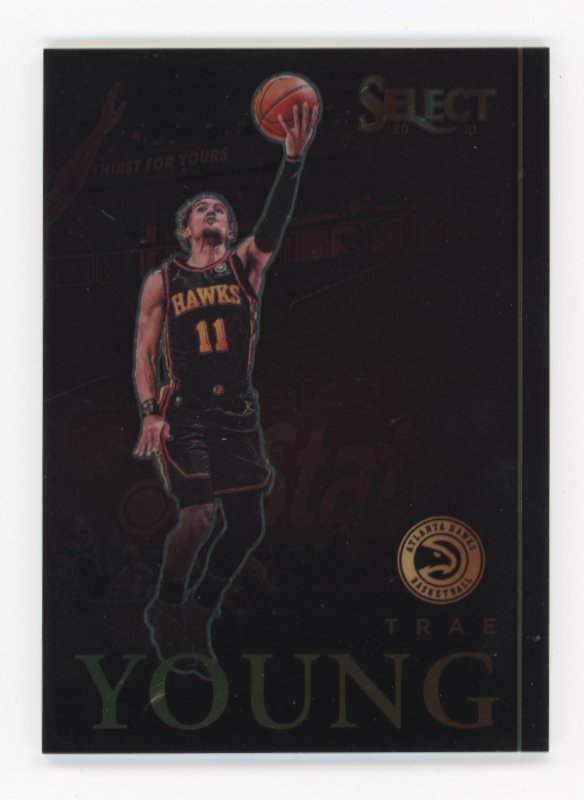 2020/21 Panini Select Trae Young Artistic Selections #7