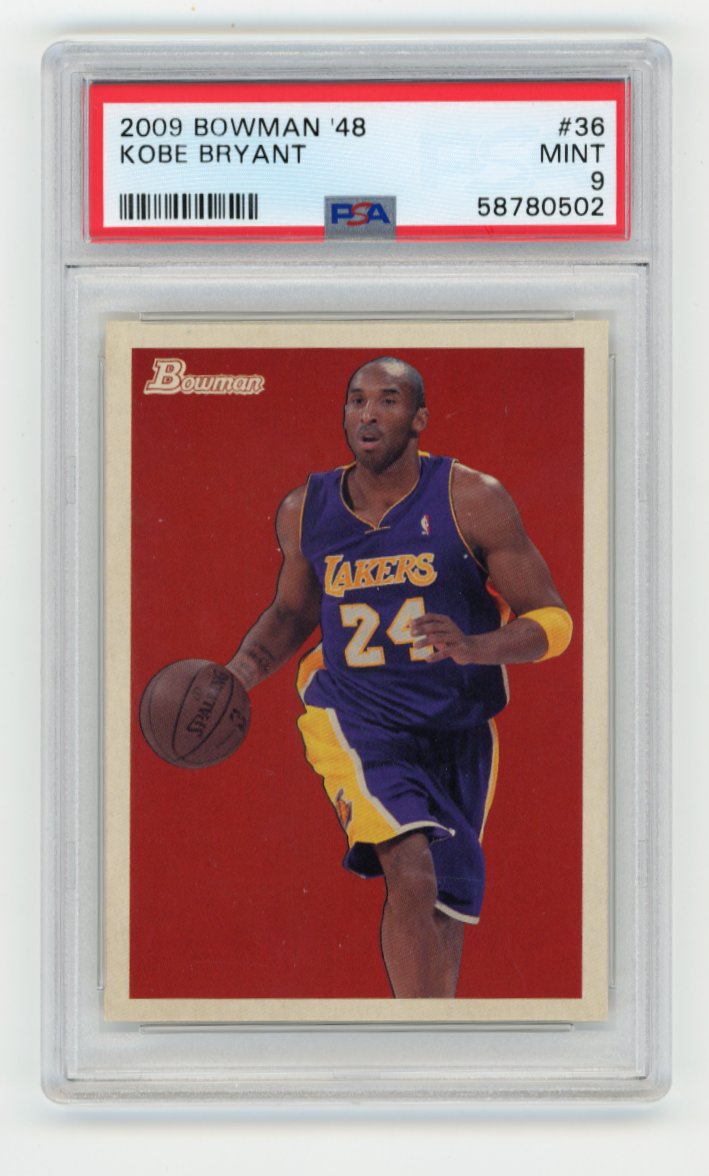 2009 Bowman '48 Kobe Bryant #36 - PSA 9