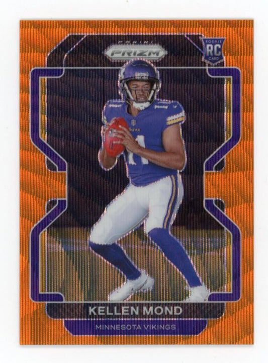 2021 Panini Prizm Kellen Mond RC #351 - #/60 Orange Wave