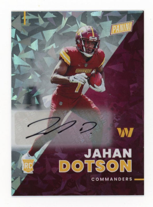 2022 Panini Jahan Dotson #RC9 - #/25 Autograph