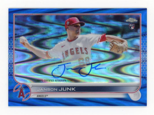 2022 Topps Chrome Janson Junk #RA-JJ - #/150 Blue Lava Wave