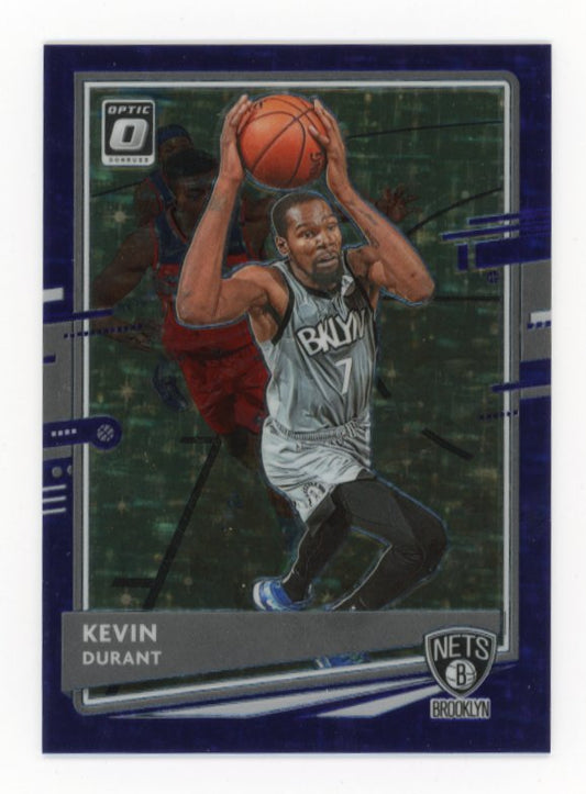 2020-21 Panini Donruss Optic Kevin Durant #136 - #/13 FOTL Purple Stars