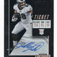 2018 Panini Contenders Dallas Goedert Playoff Ticket RC #303 - #/99 Silver Auto