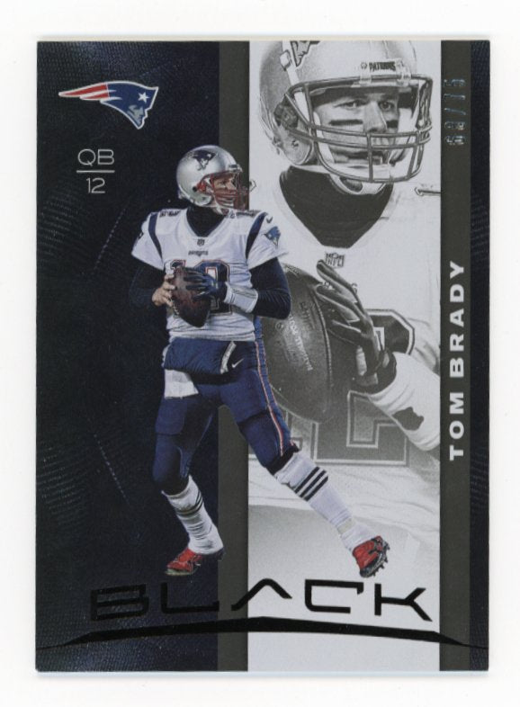 2019 Panini Black Tom Brady #33 - #/75