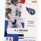 2021 Panini Contenders AJ Brown #STS-AJB - #10/10 Sunday Ticket Signatures Auto
