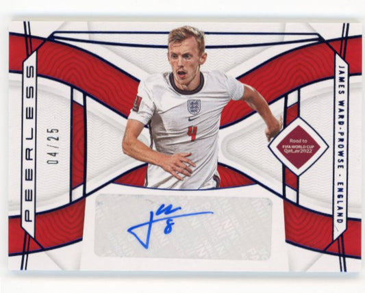 2022 Panini National Treasures FIFA James Ward-Prowse Road to the World Cup #PS-JWP - #//25 Auto