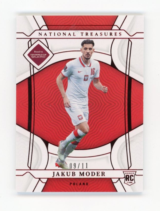 2022 Panini National Treasures Jakub Moder RC #102 - #/11