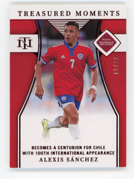 2022 Panini National Treasures FIFA Alexis Sanchez Road to the World Cup #158 - #/11