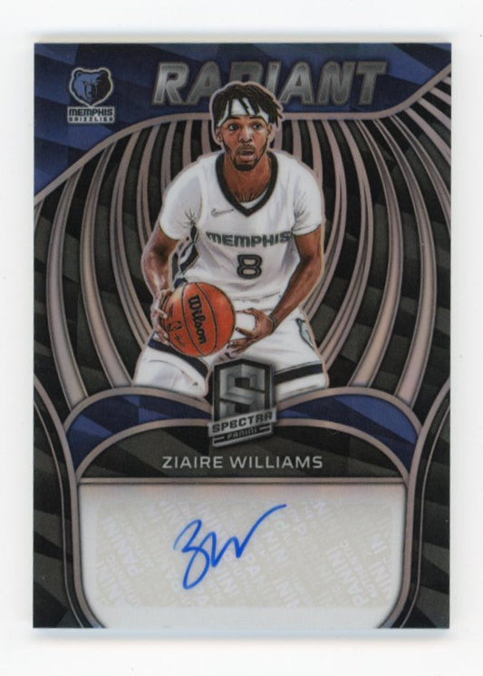 2021/22 Panini Spectra Ziaire Williams #RSI-ZWL - #/99 Autograph