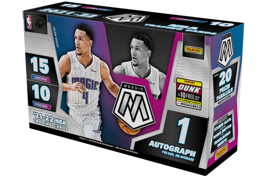 2021/22 Panini Mosaic Basketball Hobby Box