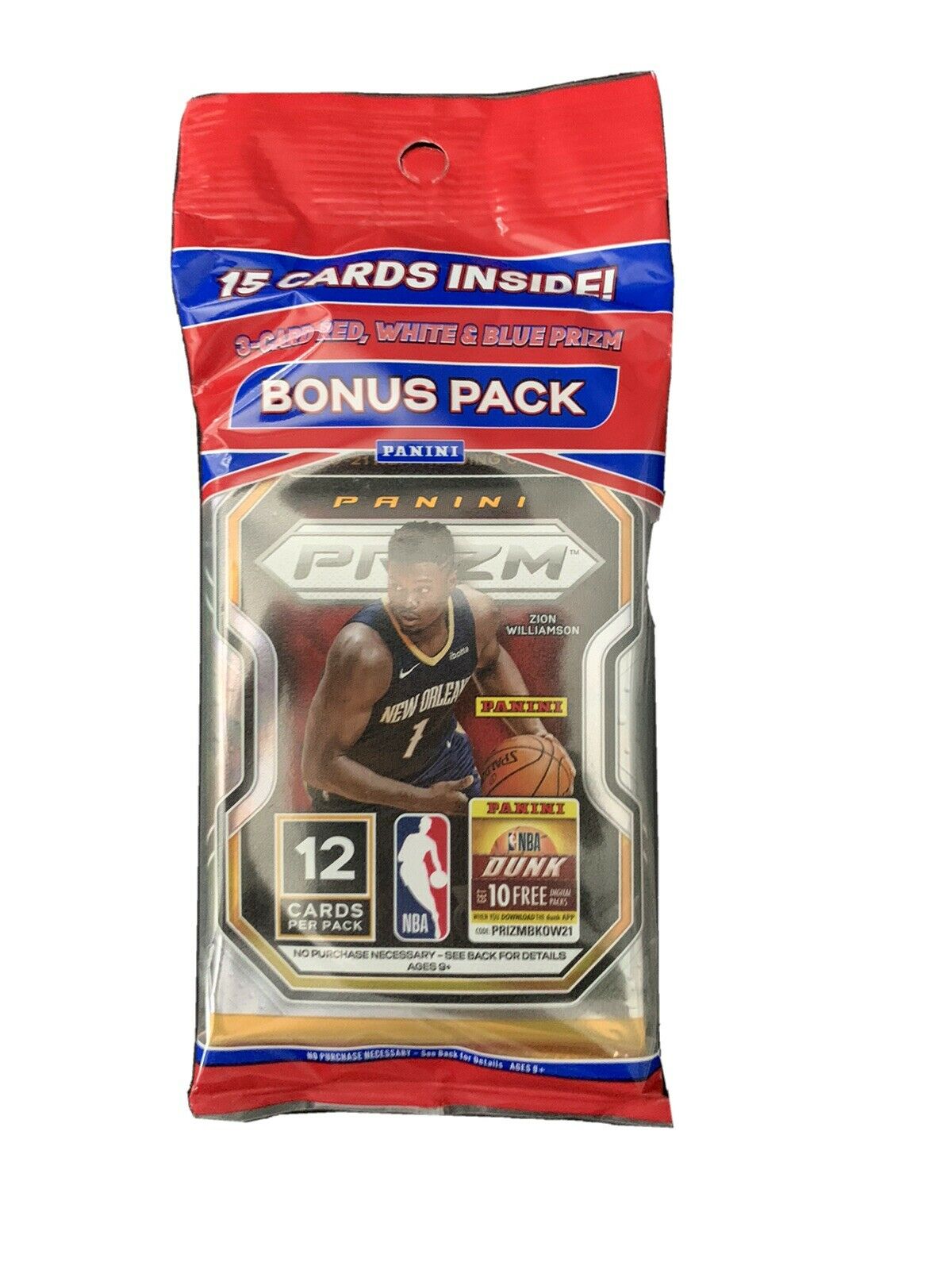 2020/21 Panini Prizm Basketball Cello Multi-Pack