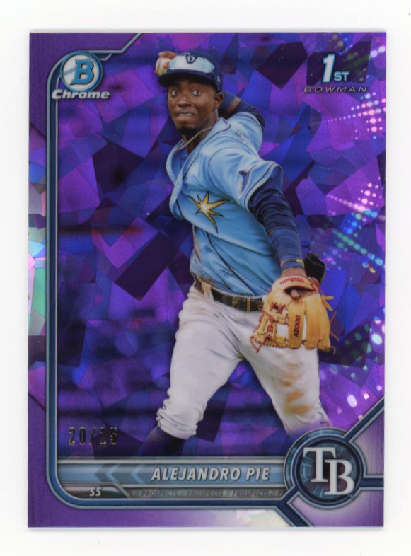 2022 Topps Bowman Chrome Sapphire First Alejandro Pie #BCP-99 - #/25 Purple