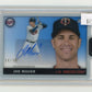 2022 Topps Clearly Authentic Joe Mauer #55RA-JM - #/99 Autograph