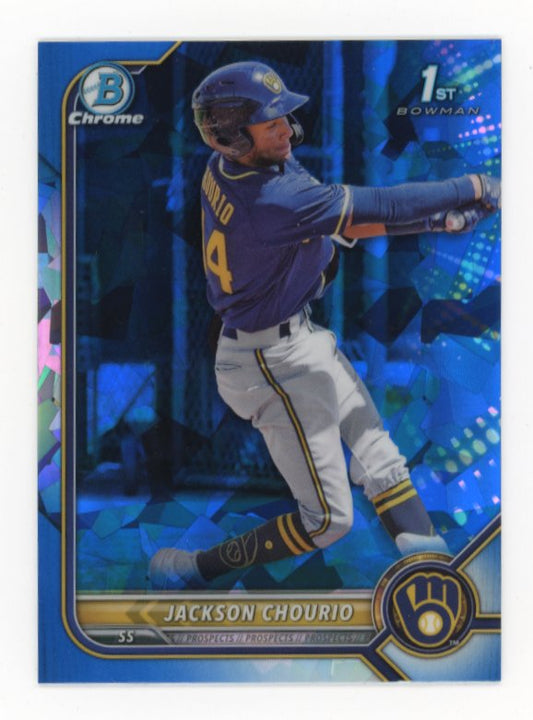 2022 Bowman Chrome Sapphire Jackson Chourio #BCP-79