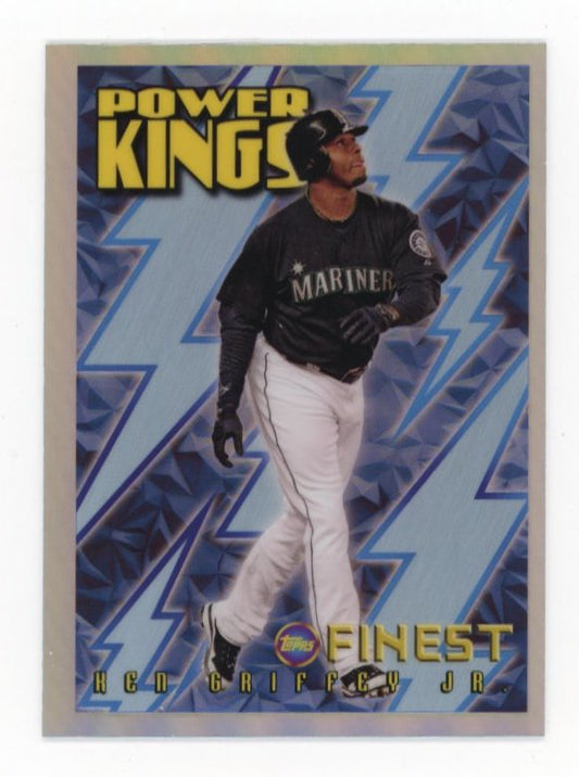 2022 Topps Finest Power Kings Ken Griffey Jr. #PK-2 - Refractor