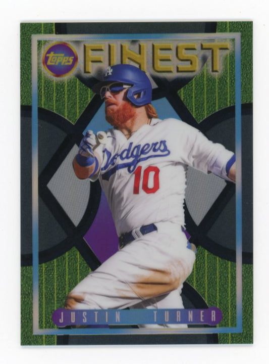 2022 Topps Finest Justin Turner #145 - #/25