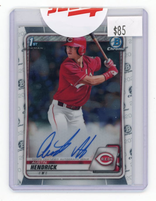 2020 Topps Bowman Chrome Austin Hendrick 1st Bowman #CDA-AH - Auto