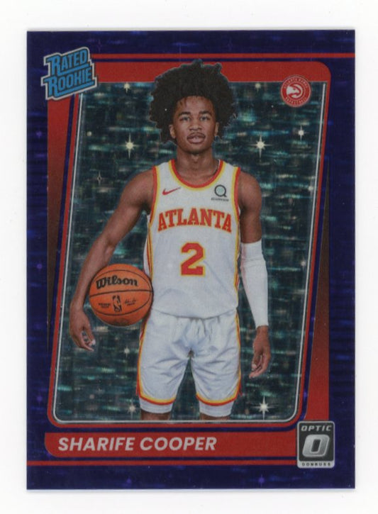 2020-21 Panini Donruss Optic Sharife Cooper RC #158 - Purple Stars #/13