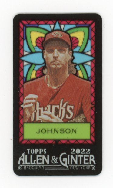 2022 Topps Allen & Ginter Randy Johnson #367 - Black Mini