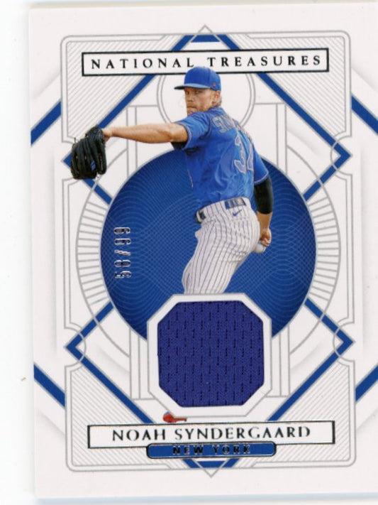 2021 Panini National Treasures Noah Syndergaard #26 - Relic #/99