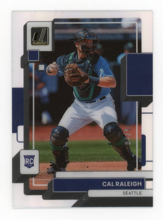 2022 Panini Clearly Donruss Cal Raleigh RC #4 - #/10