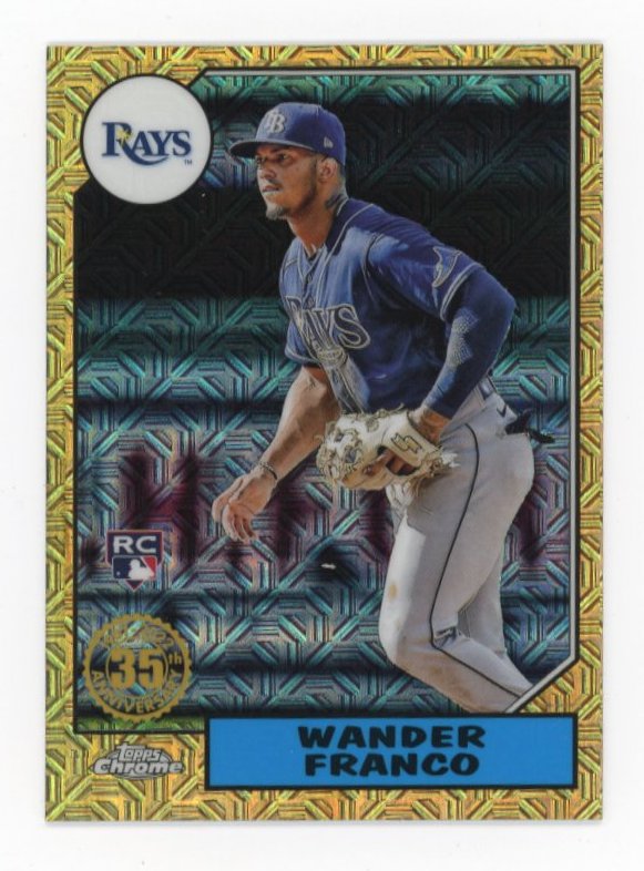 2022 Topps Chrome Wander Franco RC #T87C-58 - Mojo Refractor