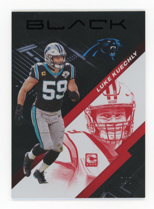 2020 Panini Black Luke Kuechly #14 - #/7