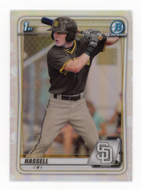 2020 Bowman Chrome Robert Hassell RC #BD-39 - Refractor