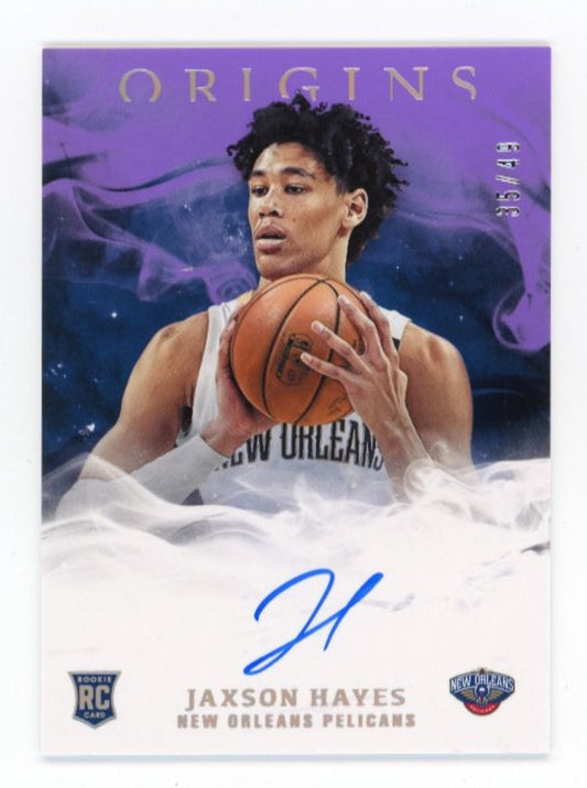 2019-20 Panini Origins Jaxson Hayes #121 - Autograph #/49