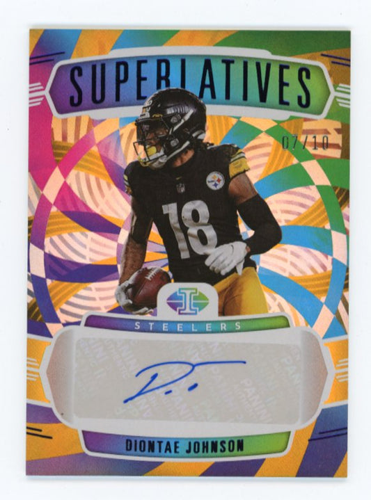 2022 Panini Illusions Diontae Johnson #SS-DJ - Autograph #/10