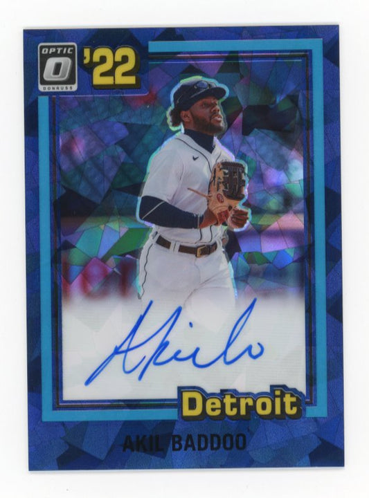 2022 Panini Donruss Optic Akil Baddoo #81S-AB - Autograph #/35