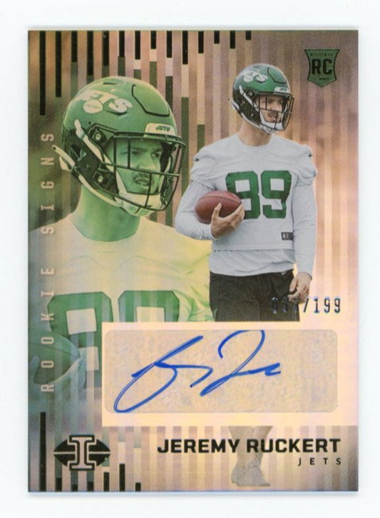 2022 Panini Illusions Jeremy Ruckert RC #RS-JR - Autograph #/199