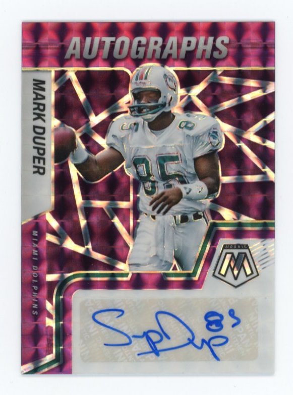 2022 Panini Mosaic Mark Duper #AM-MD - Purple Mosaic Autograph #/49