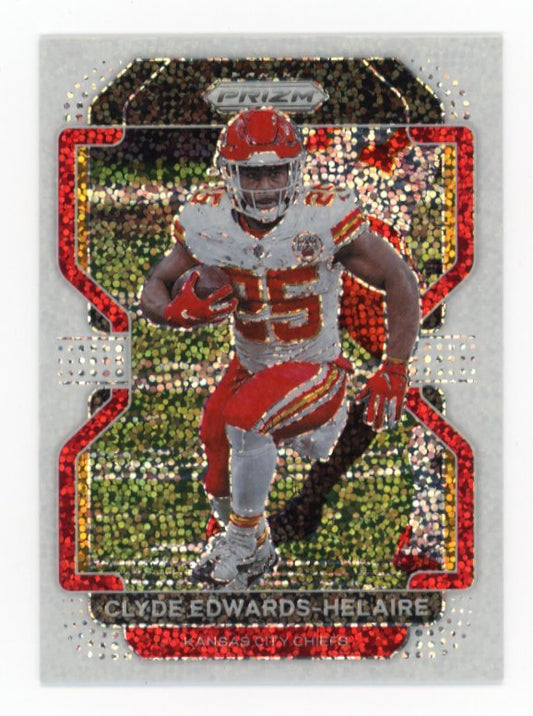 2021 Panini Prizm Clyde Edwards-Helaire #191 - White Sparkle