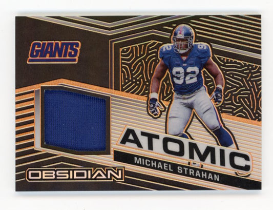 2021 Panini Obsidian Michael Strahan #AM-MS - Atomic Patch /50