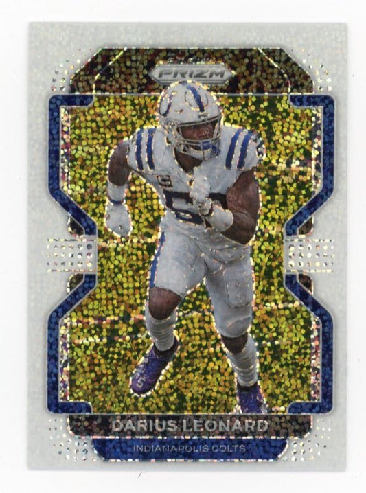 2021 Panini Prizm Darius Leonard #27 - White Sparkle