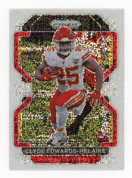 2021 Panini Prizm Clyde Edwards-Helaire #191 - White Sparkle