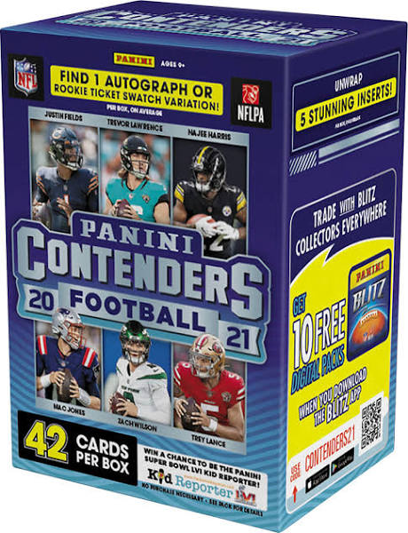 2021 Panini Contenders Football Blaster Box