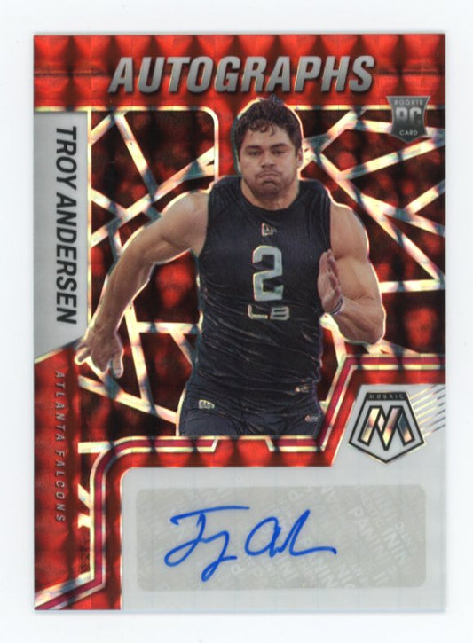 2022 Panini Mosaic Troy Andersen RC #RAM-TRA - Autograph