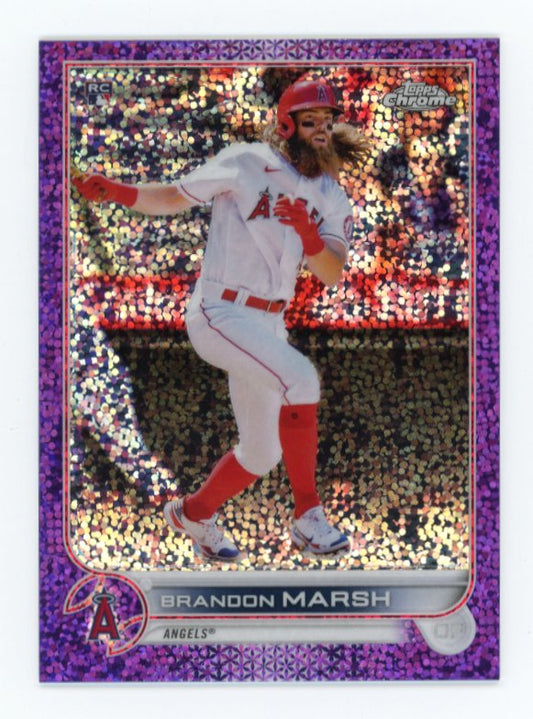 2022 Topps Chrome Brandon Marsh RC #133 - Purple Refractor #/299