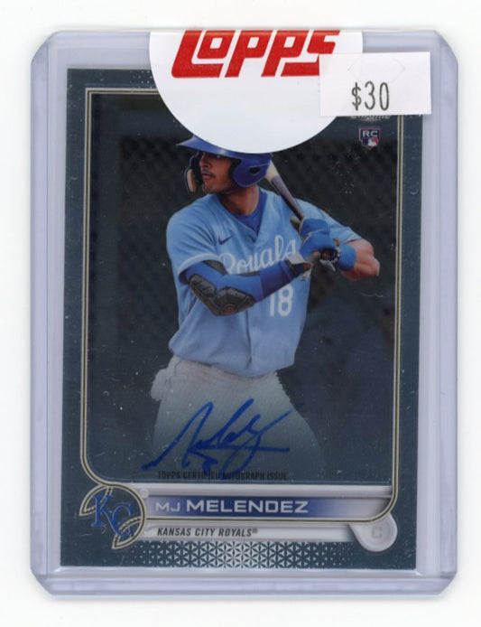 2022 Topps Chrome MJ Melendez #RA-MJM - Autograph