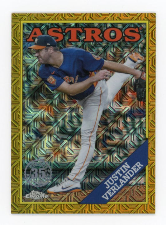 2023 Topps Justin Verlander #TBBC-15 - Gold Refractor #/50