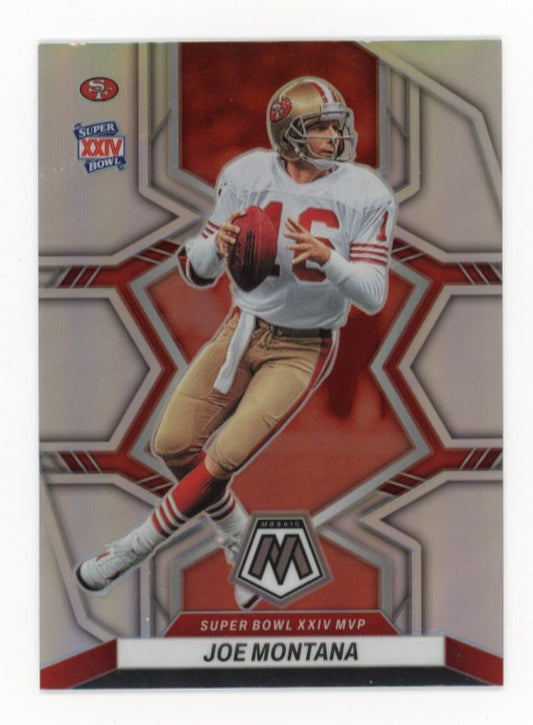 2022 Panini Mosaic Joe Montana #296 - Silver Mosaic