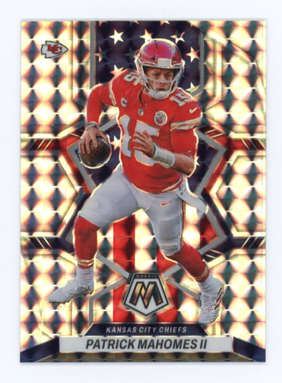 2022 Panini Mosaic Patrick Mahomes #256 - Silver Mosaic