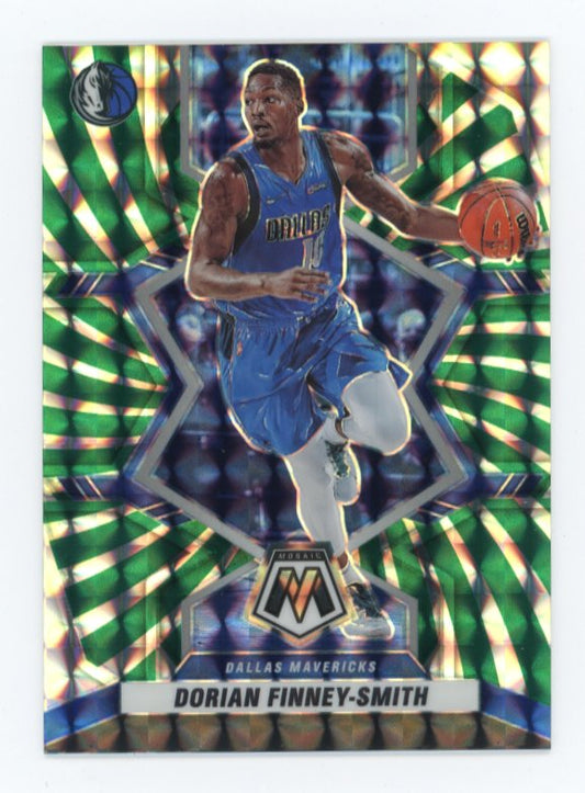 2021-22 Panini Mosaic Dorian Finney-Smith - Green Mosaic #/10