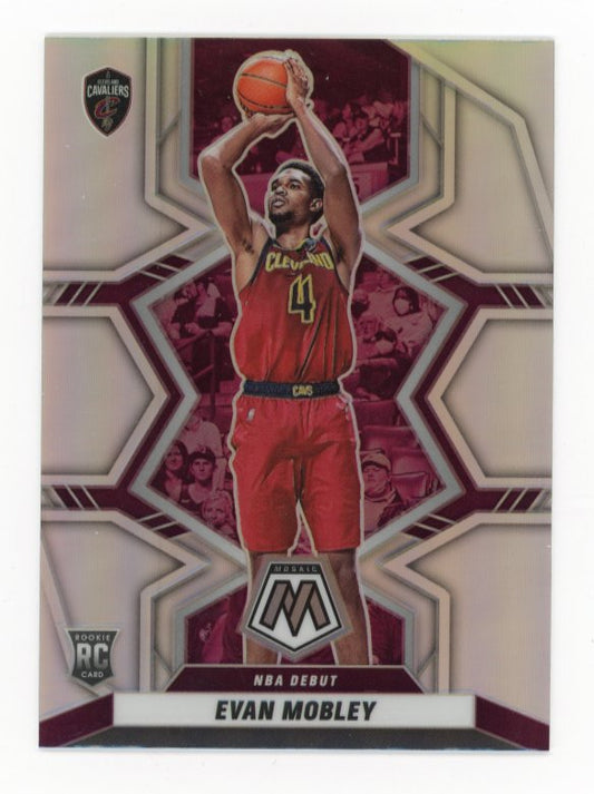 2021-22 Panini Mosaic Evan Mobley RC #263 - Silver Mosaic