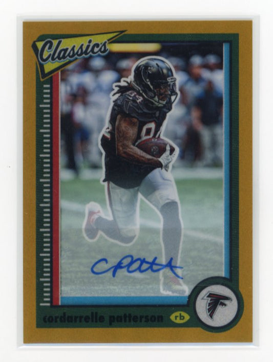 2022 Panini Classics Cordarrelle Patterson - Autograph Gold #/20