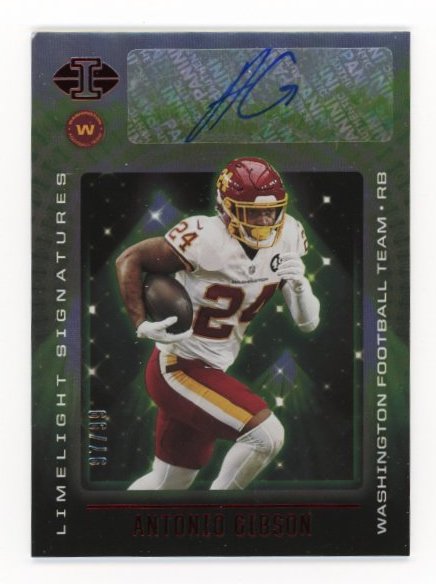 2021 Panini Illusions Antonio Gibson #LS-AG - Autograph