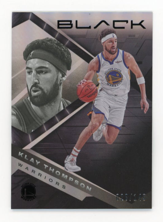 2021/22 Panini Black Klay Thompson #37 - #/149 Warriors