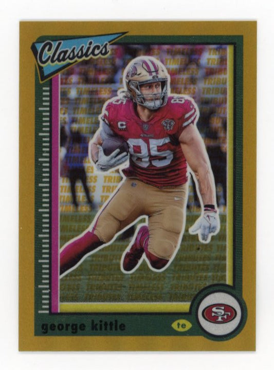 2022 Panini Classics George Kittle #89 - Gold #/60 49ers